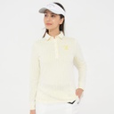 細條紋提花襯衫 (女款) UPF15