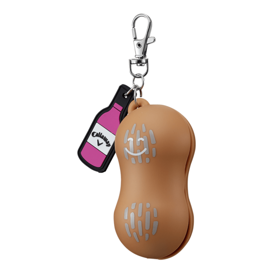 花生造型矽膠球盒