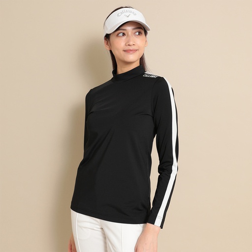 [C23133201_] CALLAWAY Stretch Smooth Long Sleeve Mock Neck Shirt (WOMENS)