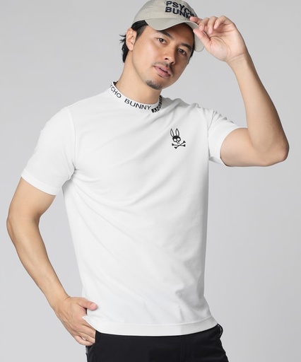 塊狀切換標誌設計小高領T恤